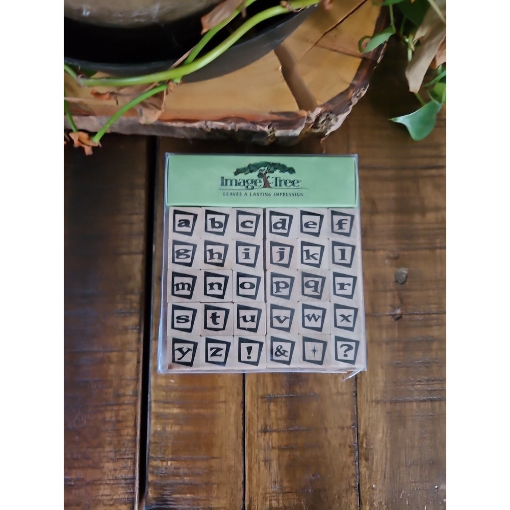 New Image Tree - Alphabet Lowercase And Sign Set Of Mounted Rubber Stamps (30)